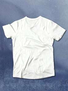 l de manga corta con cuello redondo para mujer de talla grande con bordado de flores, mariposas y borlas de perlas falsas, blusa floral blanca, adecuada para uso diario y vacaciones de verano - Blanco - Ver 2
