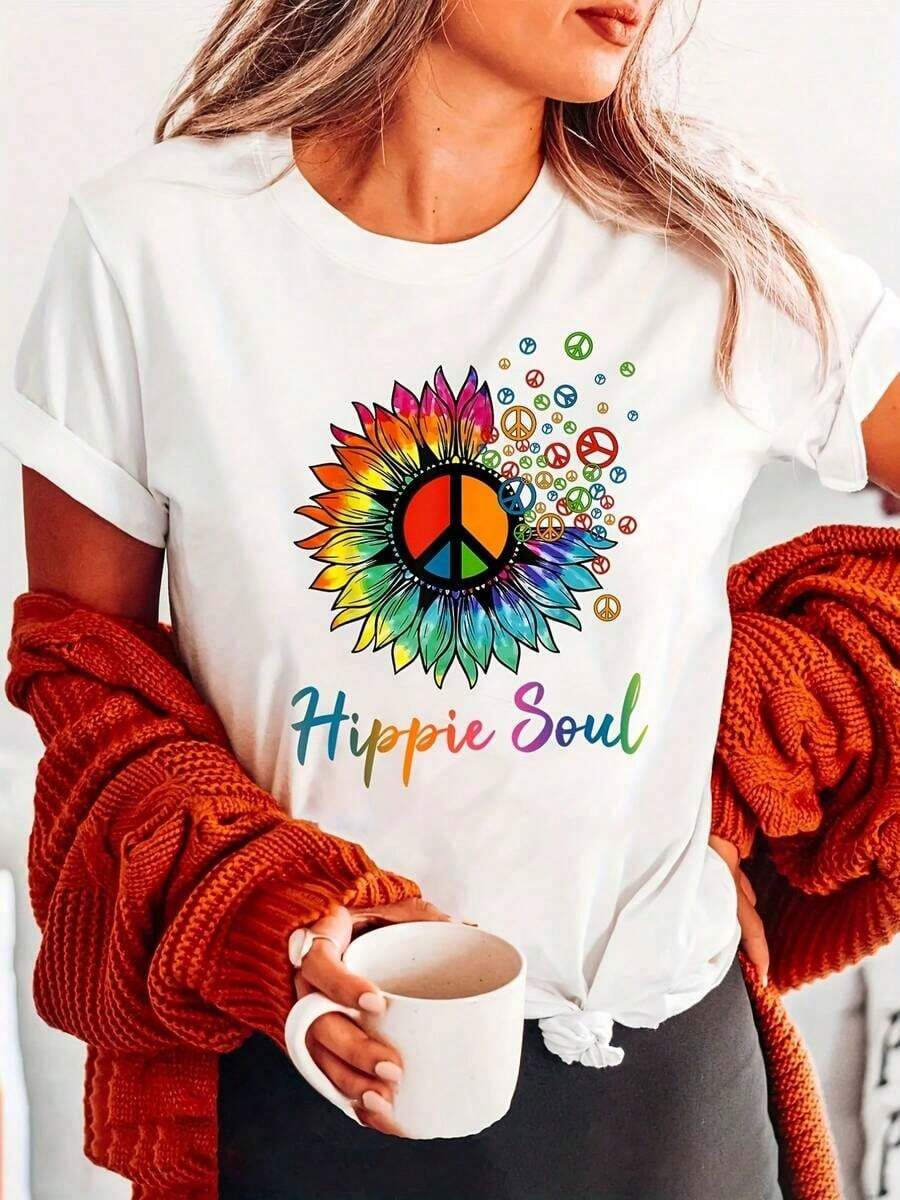 Women's 100% Cotton "PIGEON PIGEOFF" T-Shirt With A Fun Dove Design, Casual Round Neck, Ideal For Parties And Everyday Wear. - 白色 - 查看 1