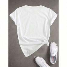 1 pieza de camiseta vintage de los 90s Y2K para mujer - Camiseta de manga corta con cuello redondo 100% suave con estampado "God's Math" para amantes cristianos, camiseta basada en la fe "Pan y Peces", "Dios puede hacer mucho con poco", ropa religiosa, camiseta casual de manga corta con cuello redondo para primavera y verano, ropa de mujer - Ajuste cómodo para todas las estaciones, tallas S-2XL, 180g, 100% algodón, todos los diseños están impresos. Unisexo. - Estilo-1 - Ver 2