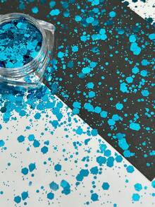 1 Botella de Polvo de Brillo Holográfico Colorido Mixto 3D, Lentejuelas, Decoraciones de Arte de Uñas, Accesorios de Joyería de Uñas DIY Coreanos - Multicolor - Ver 19