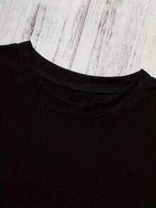 Mother's Day T-Shirt, Women's Casual Printed T-Shirt, Limited Edition For Mother's Day, Denim Style Printed T-Shirt For Mother And Daughter - Spring/Summer, Soft And Breathable, Short Sleeve, Crew Neck, Casual Style, Machine Washable, Regular Fit, Machine Washable, A Gift For Mom, Suitable For Daily Wear, Outdoor Activities, Casual And Holiday Occasions. Mother's Day T-Shirt - 彩色 - 查看 4