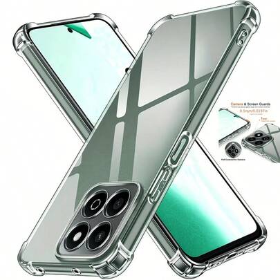 Transparent Anti-Drop Phone Case Compatible With Magic7 Lite, Honor X9c, Honor X5C PLUS, Honor X5C, Honor Play10A, Honor X8d, Honor X70, Honor X9d, Honor X7d, Honor 400 Smart 5G, Honor 400 Lite. Features Include Lens Protection, Anti-Fingerprint, High-Definition, Anti-Drop, And Anti-Scratch. Prevents Daily Bumps And Protects The Phone's Back Cover And Frame. Made Of TPU Material, Lightweight And Flexible.