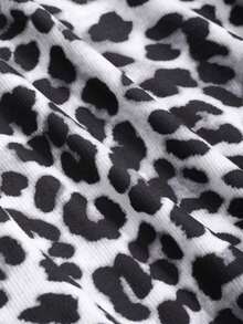 Camiseta de mujer de ajuste ceñido con cuello en U, ropa de otoño con mangas largas para mujer - Blanco y Negro - Ver 8