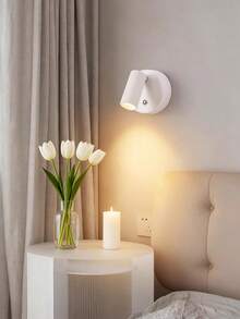 LED Magnetic USB Rechargeable Wall Lamp Spotlight, Wireless No Drilling Bedroom Bedside Reading Light, Ambient Lighting For Paintings - 彩色 - 查看 3