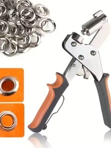 1 chiếc kìm bấm lỗ cầm tay, kìm bấm lỗ di động, bộ dụng cụ bấm lỗ hình mắt, dụng cụ bấm lỗ thủ công, bấm lỗ, dụng cụ làm đồ vải, thiết kế cầm tay, dụng cụ nhỏ gọn, cấu trúc chắc chắn, dụng cụ bấm lỗ đáng tin cậy, dụng cụ DIY - A - Xem 9