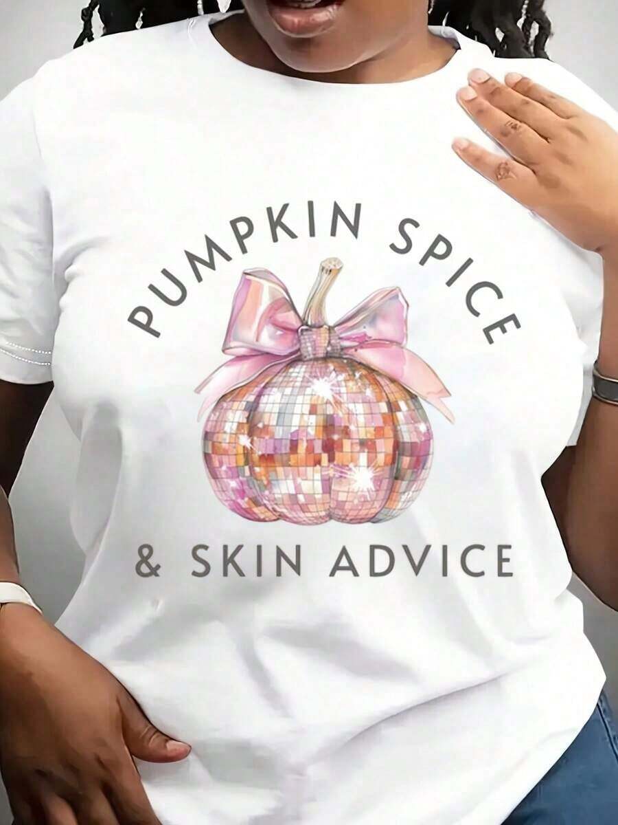 Suave, transpirable y ligero para comodidad durante todo el día. Camiseta de esteticista para Halloween, Camiseta de esteticista, Consejos de cuidado de la piel con aroma a calabaza, Lazo de discoteca de calabaza coqueta, Camiseta de terapeuta de la piel, Colores. Cuello redondo clásico con un corte relajado que favorece todas las formas del cuerpo y es fácil de combinar con jeans, pantalones cortos y leggings. - Blanco - Ver 1
