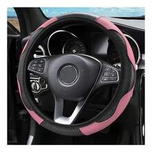 1 chiếc bọc vô lăng co giãn họa tiết sợi carbon bán chạy, có sẵn các màu đen cổ điển, xám và trung tính, với thiết kế vân sợi carbon thời trang. - Nhiều màu - Xem 11
