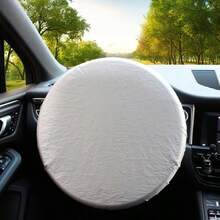 Tấm che nắng vô lăng ô tô đa năng 42cm, vải phủ bạc phản quang cách nhiệt hiệu quả, phù hợp với mọi loại xe, dễ sử dụng không gây bỏng tay, bảo vệ vô lăng khỏi lão hóa. - A - Xem 8