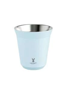 Meoky 6oz Stainless Steel Espresso Cup, Double Wall Insulated Metal Small Coffee Cup, Suitable For Outdoor And Home Use, Lightweight And Portable - Blue - View 2