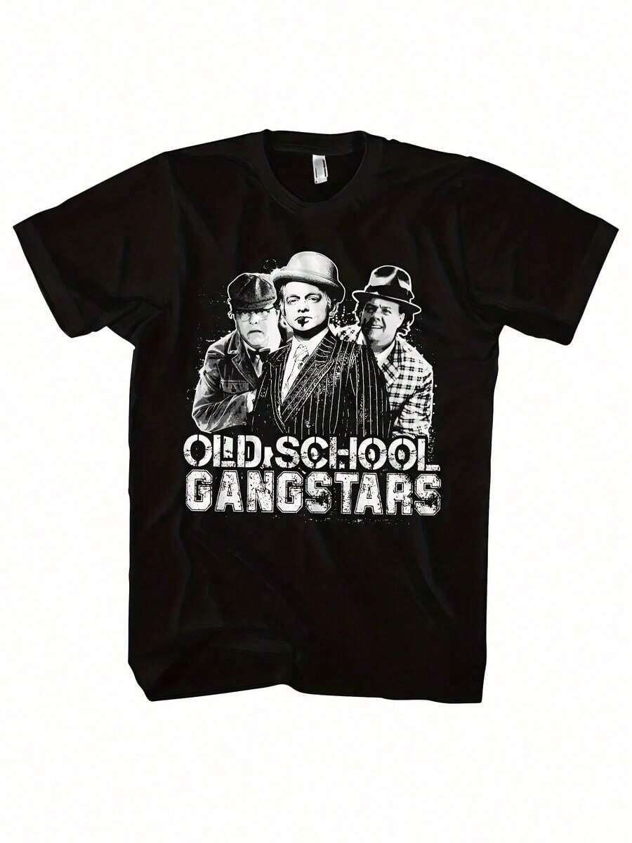 Unisex Olsenbande Old School Gangsters T-Shirt Featuring Egon, Benny, Kjeld, Borge, And Yvonne Franz, For Men And Women. Soft And Versatile, This All-Season Casual Streetwear Essential Is Perfect For Everyday Wear And Makes A Great Gift For Fans And Friends. With Its Crisp, Streamlined Cut, This Garment Creates A Clean And Vibrant Look. Its Relaxed Yet Flattering Silhouette Suits All Body Types, Offering A Style That Is Both Casual And Sophisticated. - 風格 - 查看 1
