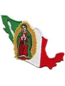 1 miếng vá thêu hình Đức Mẹ Đồng Trinh Mexico, phong cách Raza Chicano, có thể ủi lên. - Nhiều màu - Xem 7