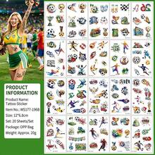 Cross-Border 2026 World Cup Nail Art Stickers Embossed New Model USA-Canada-Mexico Football Match Embossed 3D Nail Stickers - 加拿大 5D-0814(1張) - 查看 9