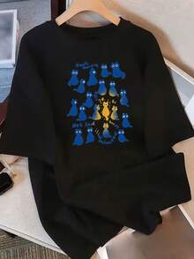 Women T-Shirts - Black - View 8