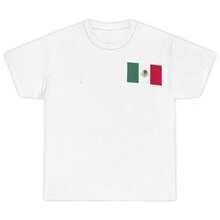 New 2026 Custom Football Merchandise, 180g Pure Cotton Crew Neck T-Shirt With Football Elements Print, Unisex Summer Basic Style, A Must-Have For Fans Of The Mexican Champion, Unisex. - 白色 - 查看 1