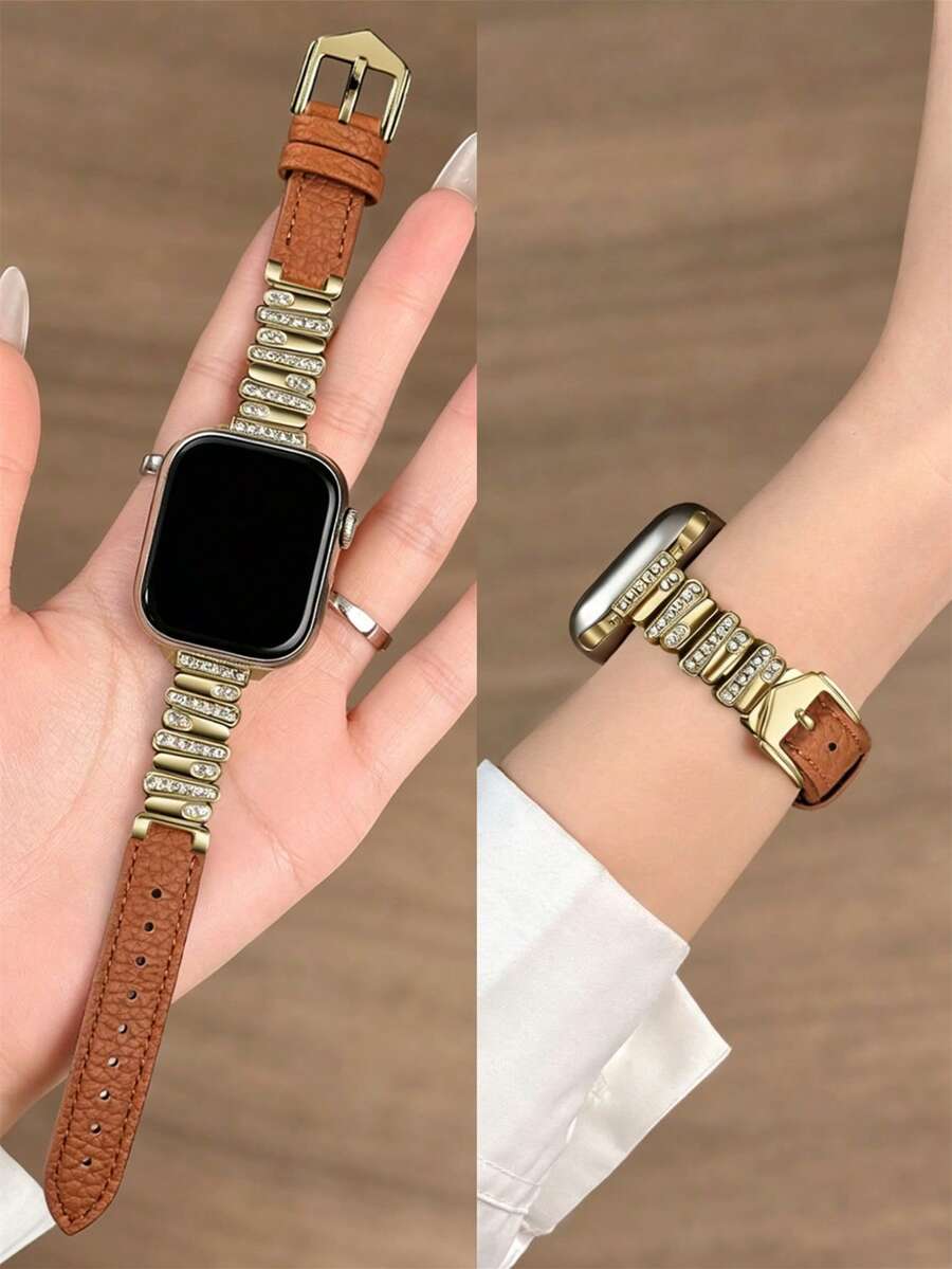 1条纤薄表带，兼容 42mm、38mm、40mm、41mm、44mm、45mm、46mm、49mm，时尚智能手表替换表带，适用于Series Ultra2、Ultra SE2、SE 11、10、9、8、7、6、5、4、3、2、1，女士款，可作为学生返校礼物