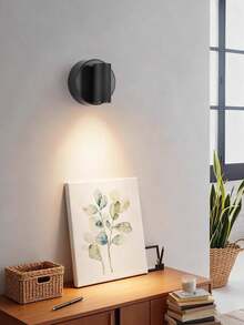 LED Magnetic USB Rechargeable Wall Lamp Spotlight, Wireless No Drilling Bedroom Bedside Reading Light, Ambient Lighting For Paintings - 彩色 - 查看 4