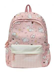 New Cartoon Cute Stylish Minimalist Casual Travel Backpack, Large Capacity Multi-Function Suitable For Various Occasions, Kawaii - Multicolor - View 11