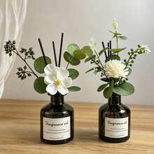 1pc 120ml Fresh Air Reed Diffuser - Flameless Essential Oil Diffuser, Suitable For Bedroom, Living Room, Bathroom And Small Spaces, Long-Lasting Fragrance Creates A And Comfortable Ambiance - Multi Scents - View 1