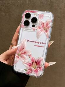 Ốp lưng điện thoại in họa tiết hoa ly hồng và câu trích dẫn Kinh Thánh, tương thích với iPhone 13/15/16/17pro/17/14/17/15pro/15 Plus/15 Promax/7plus/8plus/X/Xs Max/Xr/11pro/12pro/13pro/14pro/12mini/13mini/11promax/12promax/13promax/14promax/14plus/17pro Max/17Air/6/6s Plus/7/8/16Pro/16plus/16promax/Se2/17promax & tương thích với Samsung Galaxy/A54/A14/A12/A13/A15/A32/A33/A24/A52S/S20/S21/S22/S23/S24/S23Plus/S24ultra/S25/A15/A33/A23/A07/A17/S26/A56/A57 - Nhiều màu - Xem 2