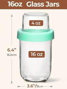 2pcs Overnight Oats Container With Lid, Double-Layer Chia Pudding Cup With Dry & Wet Separation, Leak-Proof Yogurt Fruit Cereal Salad Cup, Stackable Durable Glass Overnight Oats Container For Work, Gym, School, Travel, Refrigerator Storage - Multiple Styles - View 8