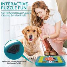 Dog Puzzle Toys, Treat Dispensing Dog Enrichment Toys For IQ Training And Brain Stimulation, Interactive Mentally Stimulating Toys As Gifts For Puppies, Cats, Dogs - M級3 - 查看 4