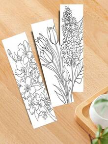 30pcs Set, These Eid Al-Adha Bookmarks Feature Elegant Black And White Line Art Designs, Providing Creative DIY Coloring Opportunities. Perfectly Decorate Book Pages, Infusing Your Reading Materials With Vibrant Colors. - Multicolor - View 2