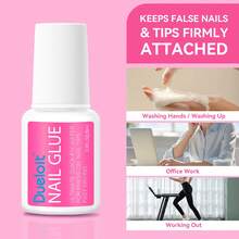 8ml Super Strong Nail Glue, Suitable For Nail Plates, Acrylic Nails And Press-On Nails, Long-Lasting And Durable, Applicable For Acrylic Nails, Fake Nails, Nail Gel, Random Delivery - 粉色 - 查看 3