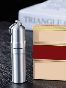 1pc Portable Personalized Sealed Metal 5-Slot Cigarette Case - Multicolor - View 6