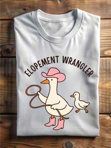 Elopement RBT Goose T-Shirt, ABA T-Shirt, RBT T-Shirt, Gift For Special Education Teachers, ABA Therapy T-Shirts, Neurodiversity T-Shirts, BCBA T-Shirts. JFA-275 - 白色 - 查看 4