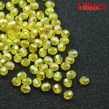 100-500pcs Acrylic Shiny Faceted Corner Beads - DIY Handmade Beading, Suitable For Jewelry Making, Handicrafts, Translucent Material - Faceted Beads - View 53
