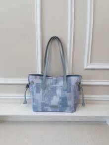 Large Capacity Handbag For Women, New Arrival Minimalist Commuting Shoulder Tote Bag - Multicolor - View 10