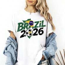 France 2026  Supporter T-Shirt, Football Fan T-Shirt With French Flag, 2026 World Cup Supporter Shirt, Gift For The French National Team. Women's T-Shirts - 白色 6 - 查看 1