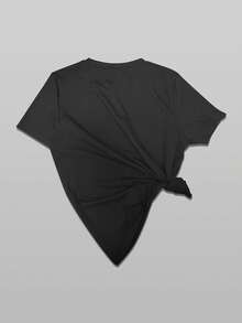 Women's Plus-Size Printed Short-Sleeve Crew Neck T-Shirt, Breathable And Perfect For Summer. This Casual, Butterfly-Print T-Shirt Is Ideal For Spring, Summer, And Fall. Suitable For Year-Round Wear, It's Simple, Makes A Great Gift, And Is Perfect For Everyday Wear, Especially During The Cool Summer Months. - [] - 查看 3