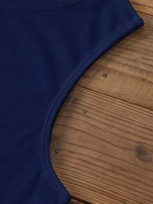 Women's Tank Top, As A Gift For Girlfriend Sports - Navy Blue - View 6