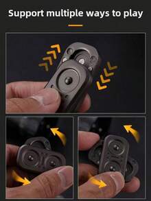 1pc Magnetic Metal Spinning Toy - Stress Relief & Focus Experience, Portable EDC Desktop Toy, Suitable For Men, Father's Day Gift - Multicolor - View 7