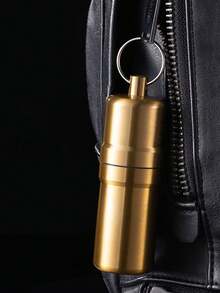 1pc Portable Personalized Sealed Metal 5-Slot Cigarette Case - Multicolor - View 2