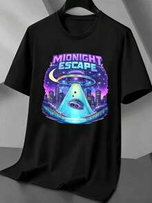 Camisetas masculinas - Preto - Ver 1
