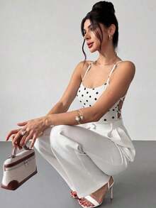 in mangas de estilo bohemio elegante y romántico para vacaciones en la playa de Hawái, con espalda abierta con efecto cruzado - Albaricoque - Ver 4