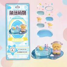 3D水晶浮雕叠叠贴纸，卡通动物造型手工贴纸，适合DIY和儿童使用 - 彩色 - 查看 10