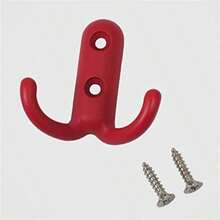 Coat Hook Colorful Wall Hooks Decorative Metal Double Hooks for Hanging Towels Backpack Keys Cute Small Hook 's Room Nursery Decor 8 Pack Wall Mounted - Varios colores - Ver 7