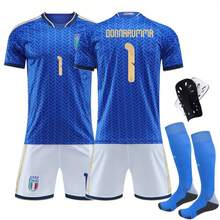 World Cup Italy 18 Barella Jersey Home Shirt Football Team Uniform For Adults - 2627 Italy Home Team No. 1 - View 10
