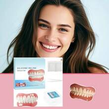 Decorative Dental Veneer Set Natural Realistic False Teeth Perfect Gum Fit Comfortable Wear With Tweezers And Storage Box Ideal For Teeth Beauty - Natural Color - View 6