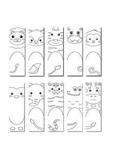 30pcs Set, These Ed Al-Adha Bookmarks Feature Delicate Black And White Line Art Designs, Providing Creative DIY Coloring Opportunities. Perfectly Decorate Book Pages, Infusing Your Reading Materials With Vibrant Colors - Multicolor - View 5
