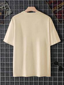 New! Women's Short-Sleeved Blouse, Plain Design, Perfect For Lounging At Home Or Casual Wear. Limited Time Offer. Lovely Blouse, Comfortable And With A Regular Length. Machine Washable. 9IGR - 杏色 - 查看 2