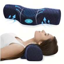 1 pieza Almohada de soporte ergonómica para el cuello - Producto de cuidado del cuello portátil y cómodo para una relajación instantánea, cojín para las piernas, diseñado para dormir, opción ideal para aliviar la rigidez del cuello, almohada de soporte para durmientes de lado, almohada para la columna cervical, almohada de espuma de memoria para dormir, almohada de soporte para el cuello, adecuada para durmientes de lado y espalda, almohada de cabecera, almohada cervical para dormir, cojín para el cuello, aliviar el cuello rígido, almohada de cabecera, almohada de soporte para el cuello de durmiente de lado - Multicolor - Ver 8