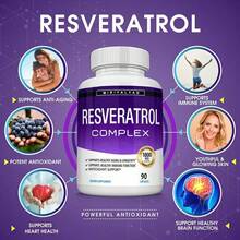 Miriyalyad Resveratrol Supplement 1800 Mg Antioxidant Complex - Highly Potent Natural Trans-Resveratrol Pills For Healthy Aging, Overall Health Support, Immune System, Brain Function, For Men Women, 90 Capsules - 1 CÁI - Xem 4
