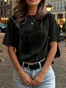 Women T-Shirts - Black - View 4