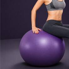 25cm Premium Anti-Burst Yoga Ball - Enhance Gymnastics, Postpartum Recovery And Fitness Training Core Strength, Flexibility And Balance - Thick, Durable, Anti-Burst Design For Workout Experience - Multicolor - View 4
