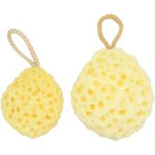 Pore Vacuum! 2Pcs Yellow & Orange Bath Sponge – Deep Clean Pores & Gentle Scrub For Silky Smooth Skin. Must-Have Shower Essentials For Daily Bathroom Accessories - 2pcs - View 8
