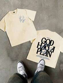 Premium Unisex Casual T-Shirts With "GOD'S ART ON DISPLAY" Print, Customizable Graphic Tees For Men - Men's T-Shirts. Casual And Stylish Short-Sleeved T-Shirts For Summer, Made Of 100% Cotton. The Most Popular Top For Men. - 杏子 2 - 查看 6